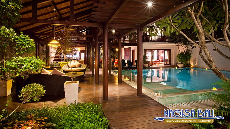 villa casis sanur beautiful pool nigth view by nagisa bali