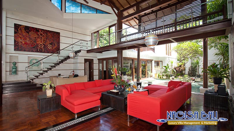 villa casis sanur living room by nagisa bali