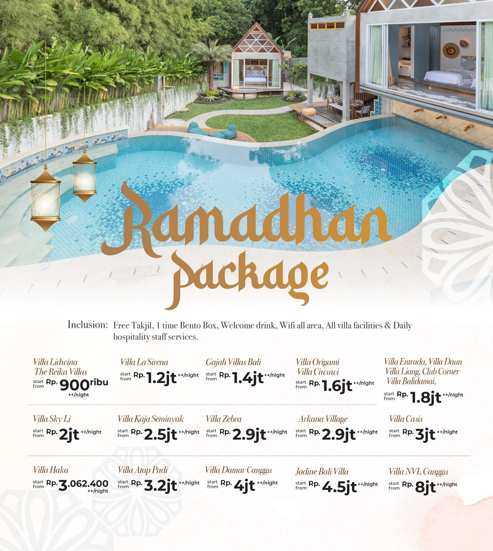 Ramadhan Package at the Villa by Nagisa Bali
