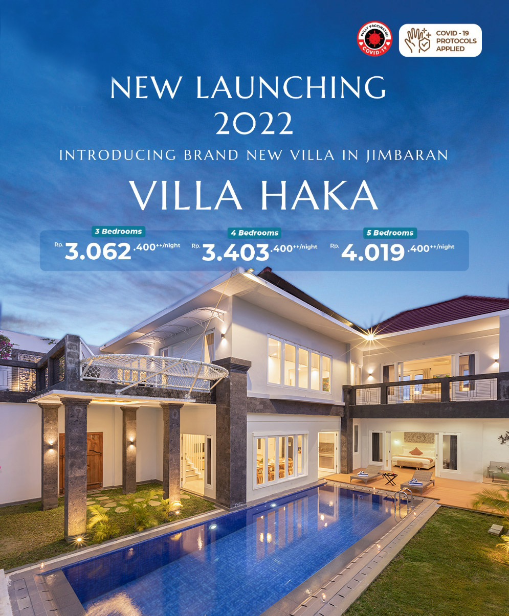New Launching  5 Bedrooms Villa by Nagisa Bali at Jimbaran Area