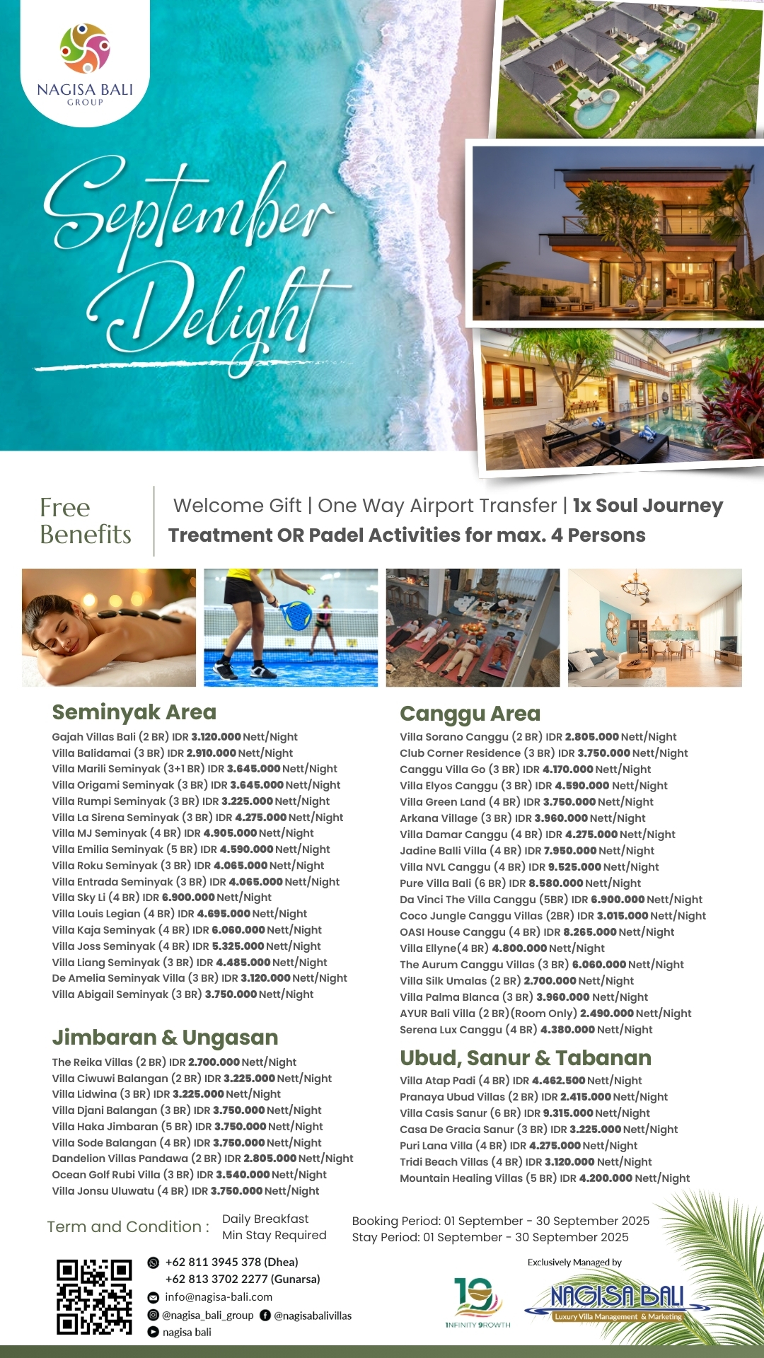 Nagisa Bali Promo - September Delight