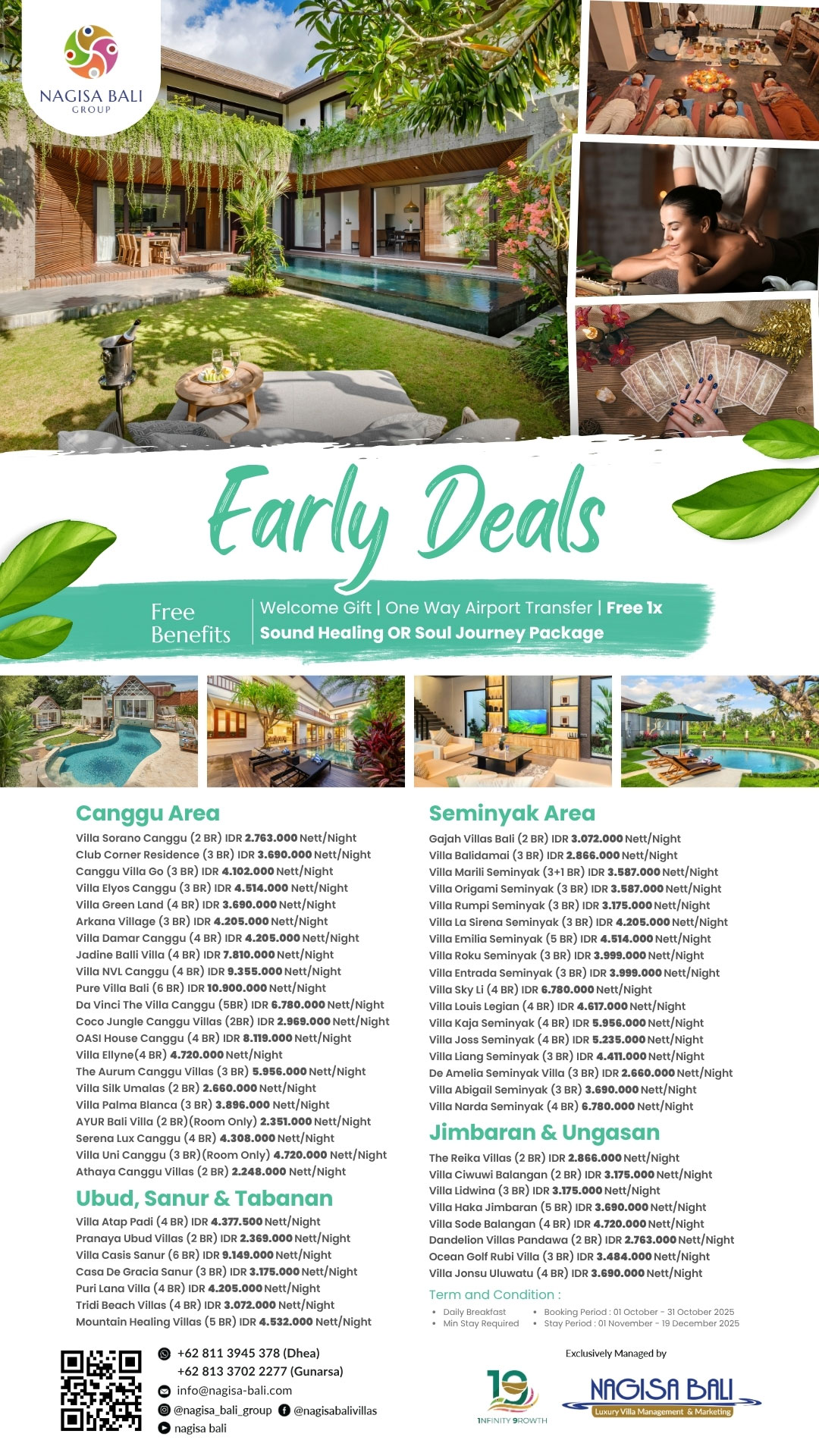 Early Deals Package by Nagisa Bali