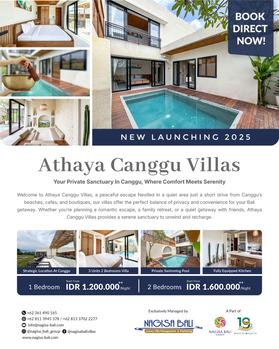 Athaya Canggu Villas by Nagisa Bali