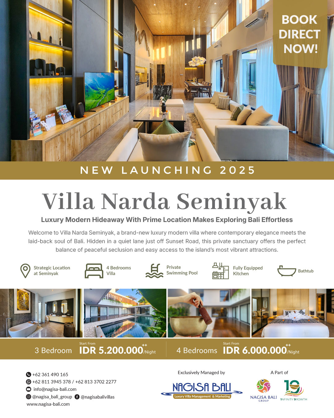 Villa Narda Seminyak by Nagisa Bali
