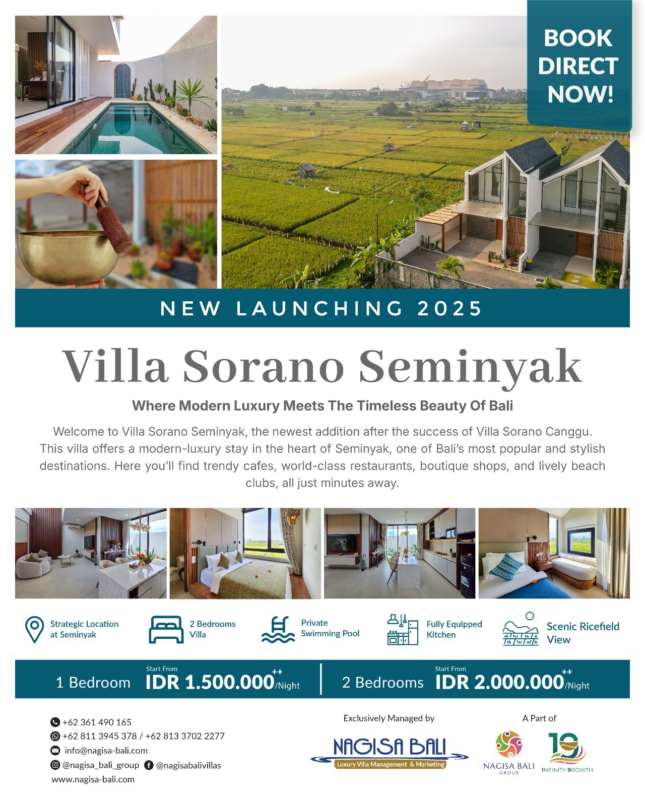 Villa Sorano Seminyak by Nagisa Bali