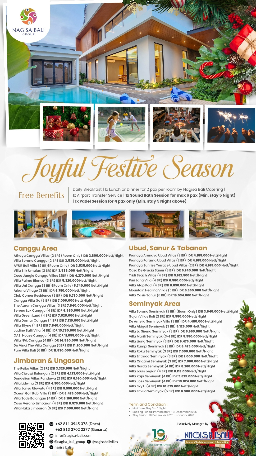 Nagisa Bali Promo - Joyful Festive Season
